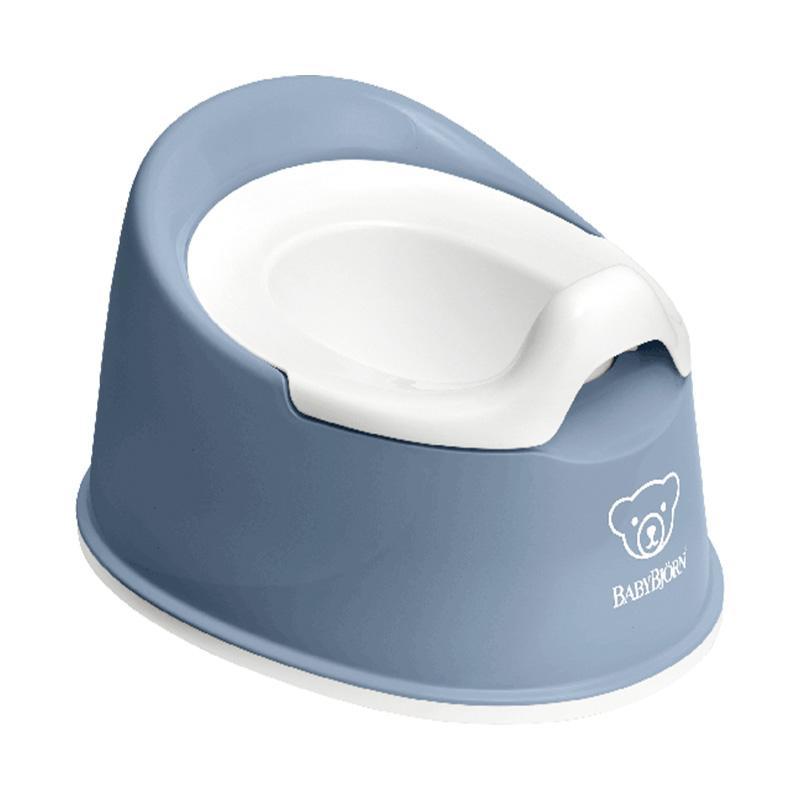 BabyBjörn Smart Potty 精巧學習便廁 新版 瑞典品牌-Deep Blue/White-Suchprice® 優價網