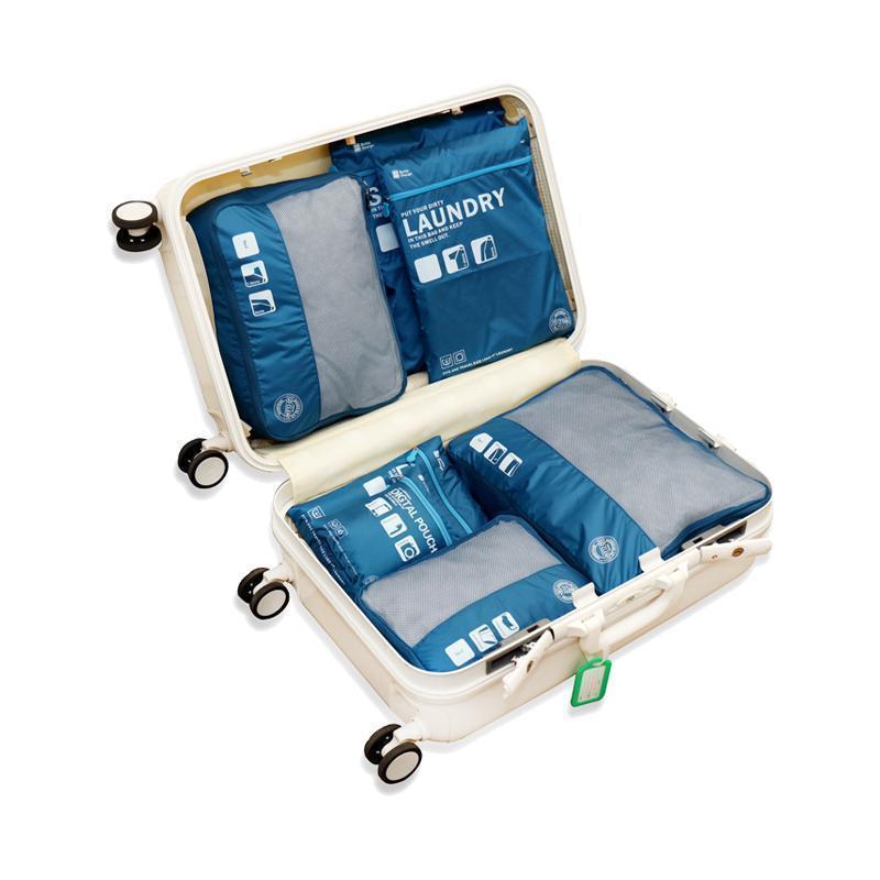 Botta Design 韓國品牌 旅行收納袋 7件裝-深藍色 Blue-Suchprice® 優價網