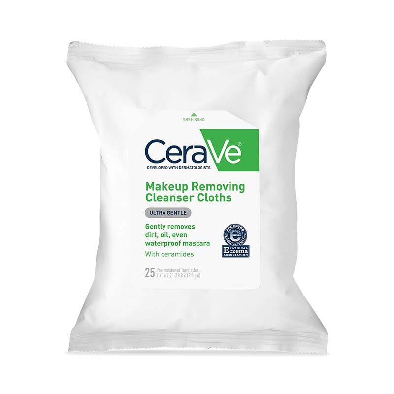 CeraVe Makeup Removing Cleanser Cloths 25 Count-Suchprice® 優價網