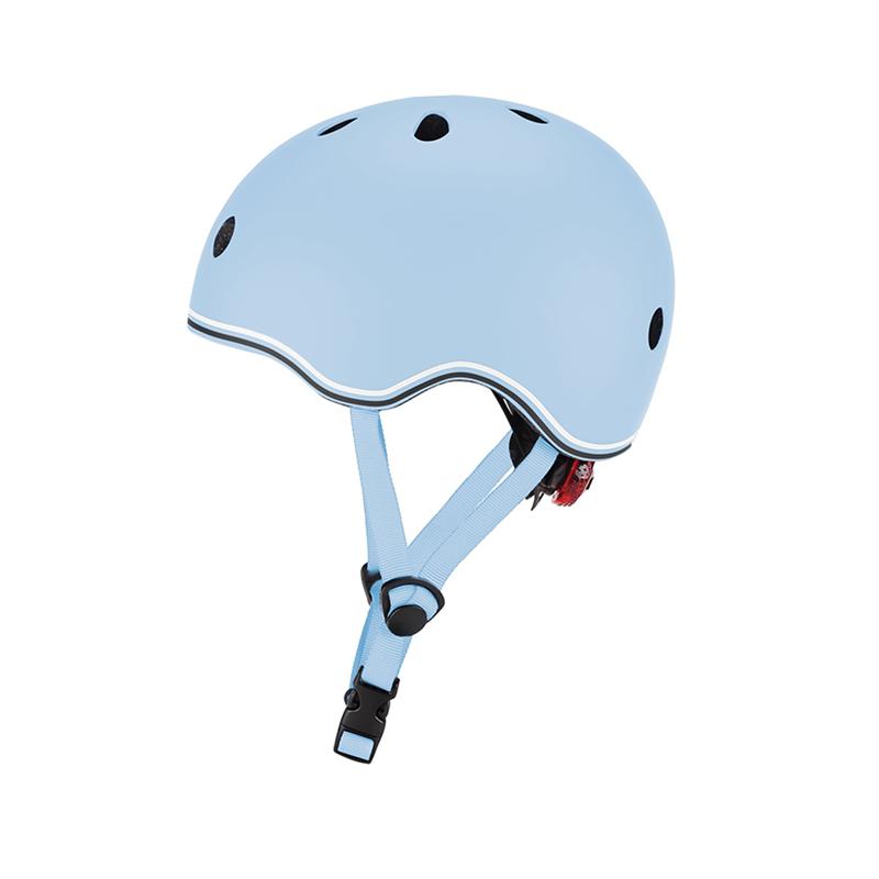 Globber Helmets Go. Up Lights LED閃燈兒童頭盔 (45-51cm)-PASTEL BLUE-Suchprice® 優價網