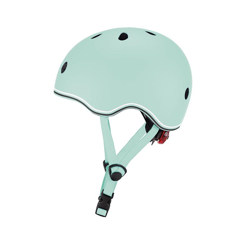 Globber Helmets Go. Up Lights LED閃燈兒童頭盔 (45-51cm)-PASTEL GREEN-Suchprice® 優價網