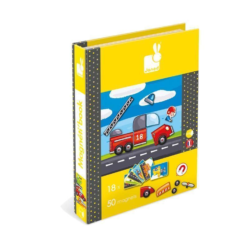 Janod 遊戲磁鐵書 3-8歲 法國品牌-交通工具-Suchprice® 優價網