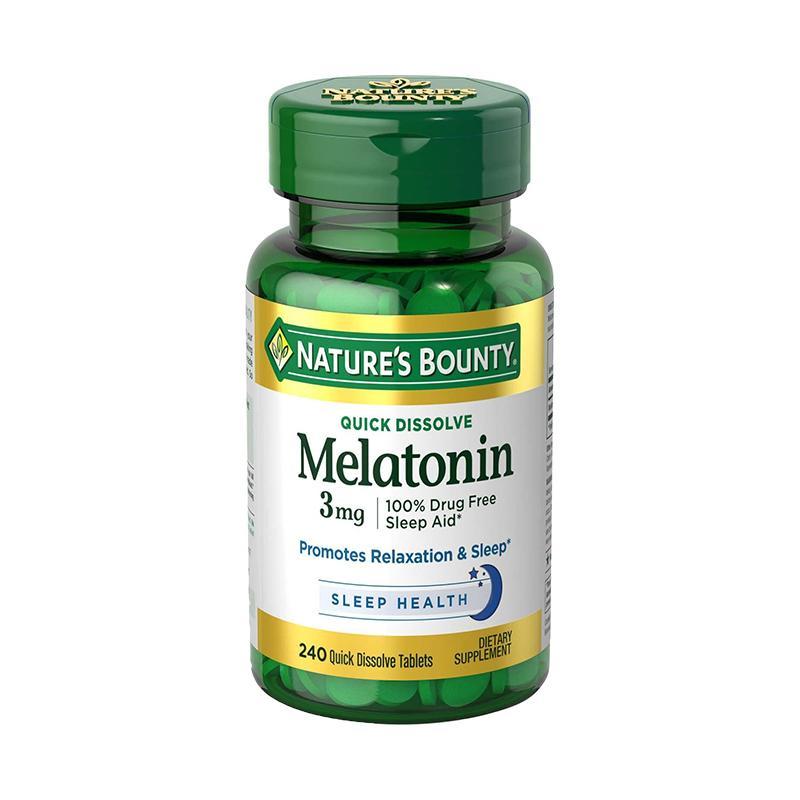 Nature's Bounty Melatonin 3 mg 240 Counts-Suchprice® 優價網