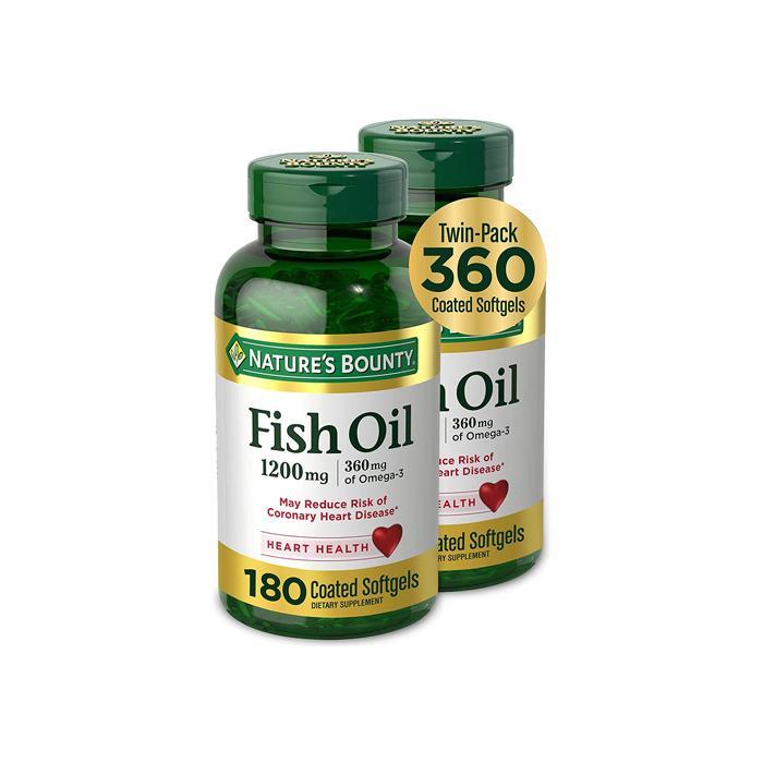 Nature's Bounty Fish Oil Twin Pack 360 Coated Softgels-Suchprice® 優價網