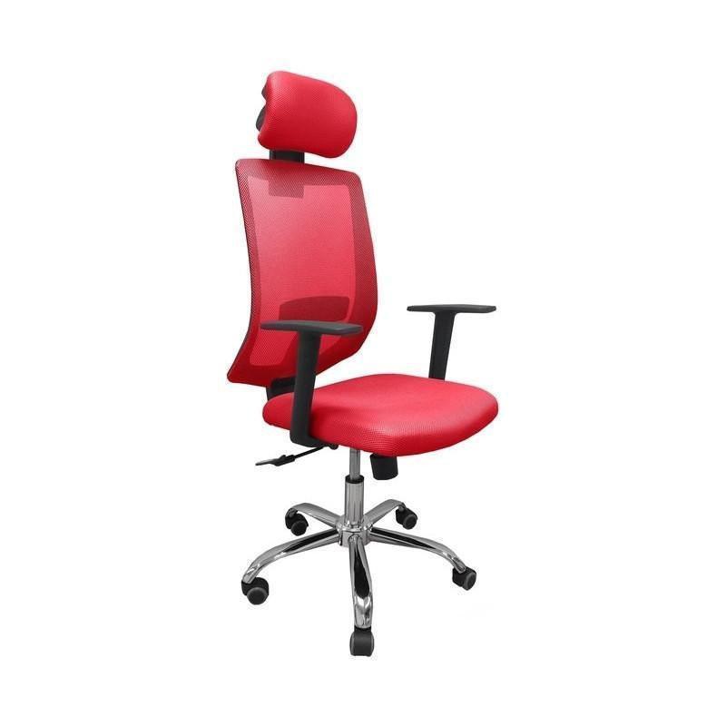 ProWork® D51 辦公椅 電腦椅 電鍍鋼腳-紅色 Red-自己裝(紙箱包裝)-Suchprice® 優價網