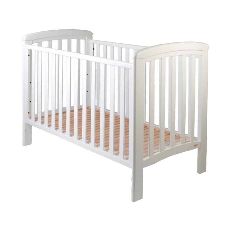 TROLL Nicole 白樺實木嬰兒床 初生至4歲 歐洲製造-白色 White-淨床架-Suchprice® 優價網
