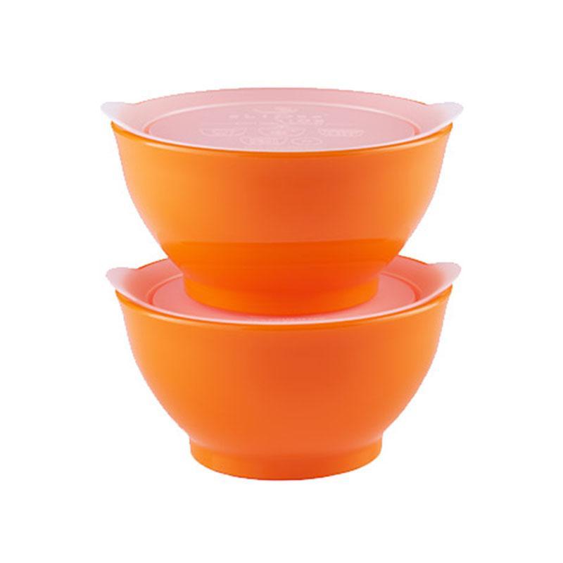 eLipse Bowl 第一階段 8安士有蓋膠碗 2個裝-粉紅色-Suchprice® 優價網